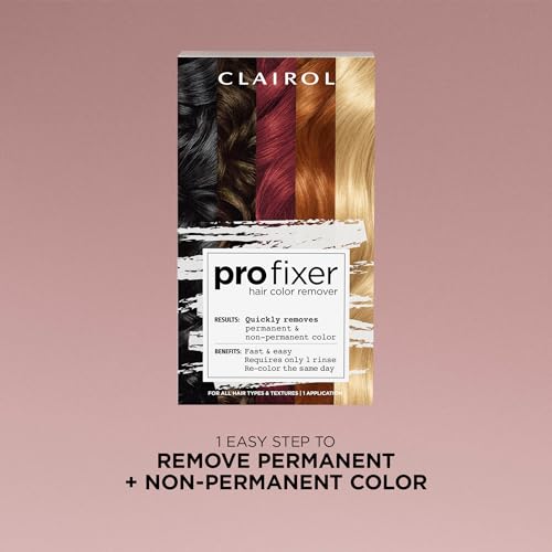 Clairol Pro Fixer Hair Color Remover Kit - 1 Step Color Removal