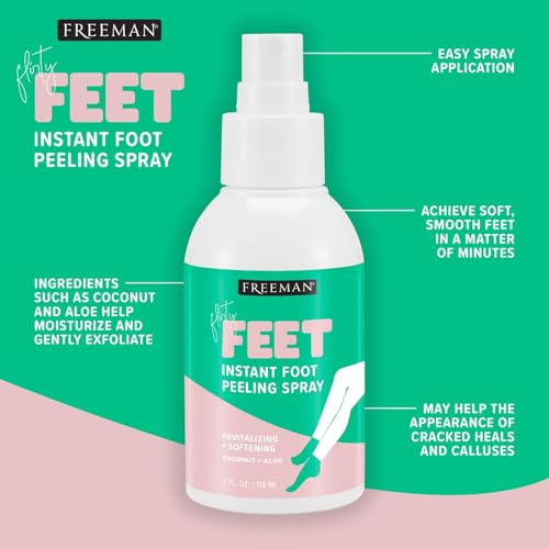 Freeman Flirty Feet Instant Foot Peeling Spray, 4 fl.oz