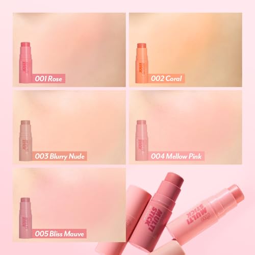 I'M MEME Multi Stick Blusher 001 Rose - Blendable Cream Blush