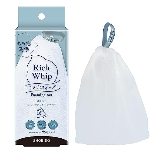 SHOBIDO Rich Whip Foaming Net SPV71422 Whisking Net, Dense Foam, Clean Pores, Soft Whisk, Less Friction, Large Size, Plenty of Foam, Foam Pack