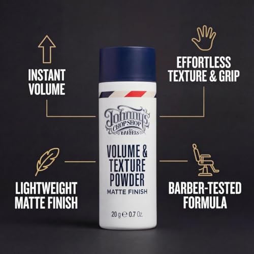 Men's Hair Styling Powder - Instant Volume & Matte Finish - Lightweight Root Volumizer - 20g
