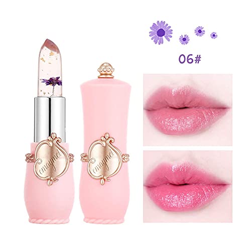 Crystal Flower Jelly Lipstick Set, 3Pc Temperature Color-Change
