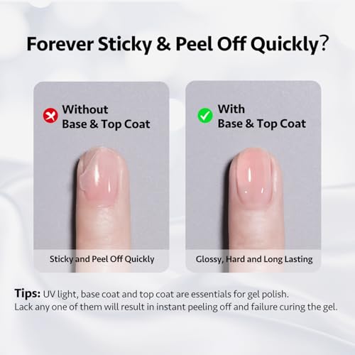 GAOY Builder Gel for Nails - 16ml Milky White Nail Extension Hard Gel