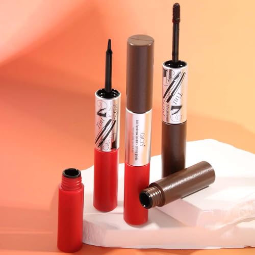 Peel Off Eyebrow Tint & Lip Gloss 2-in-1 Waterproof Set