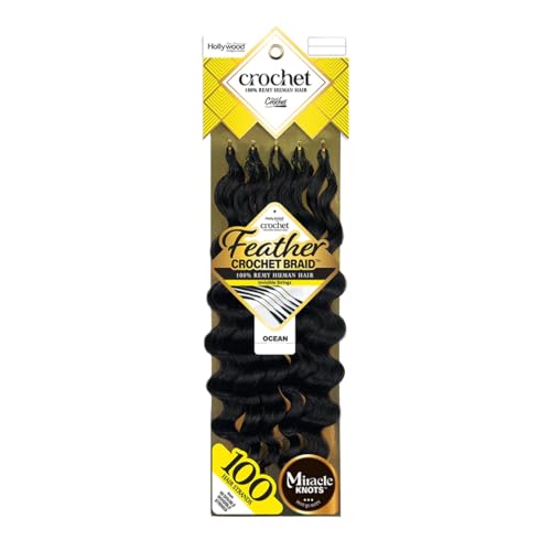 Zury Sis Hollywood Feather Crochet Braid 12" - 1B Off Black