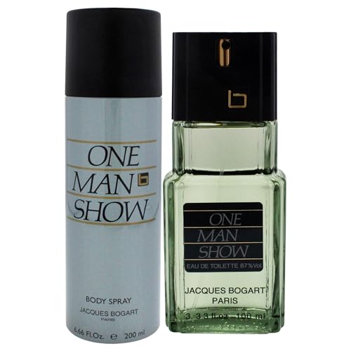 Jacques Bogart One Man Show 2-Piece Gift Set | 3.3oz EDT + 6.6oz Body Spray