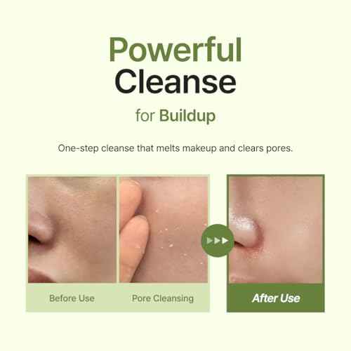 PURITO From Green Cleansing Oil, Fragrance-Free Makeup Remover for Face & Eyes, Gentle Vegan Oil Cleanser for Sunscreen & Waterproof Makeup, Cruelty-Free Korean Skin Care, 6.76 fl.oz / 200ml