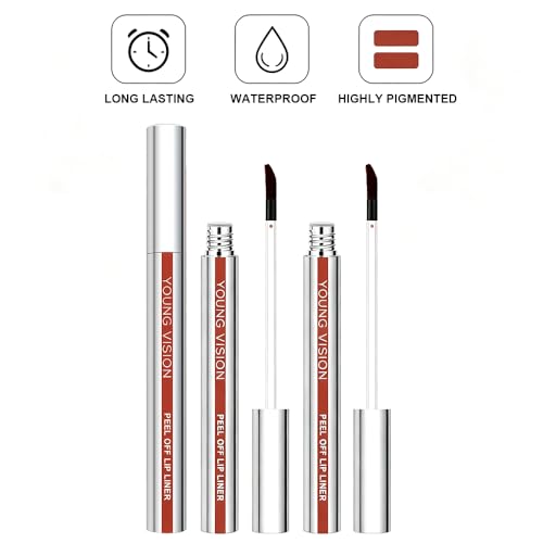 Peel Off Lip Liner Set - 3 Colors Matte Liquid Lipstick