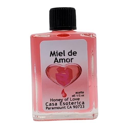 MAGICK SPACE Honey of Love Oil - Spiritual Anointing & Romance Spell - Variation 1 - 0.5 Fl Oz