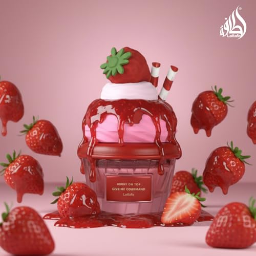 Lattafa Berry On Top Eau de Parfum 75ml - Fruity Berry & Vanilla Scent