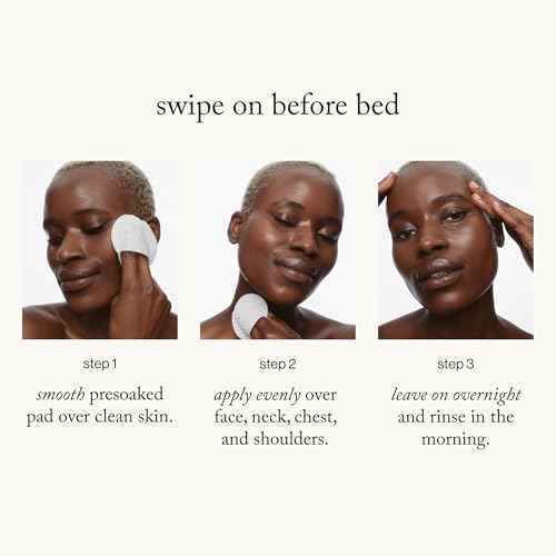 goop Beauty 15% Glycolic Acid Exfoliating Pads | Inspired by a Professional Chemical Peel | Refines & Retexturizes for Glowing Skin | Paraben and Silicone Free | 12 pack