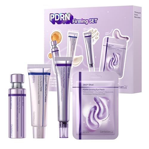 CENTELLIAN 24 PDRN Face & Eye Skincare Set - 4pcs Hydrating Creams & Patches
