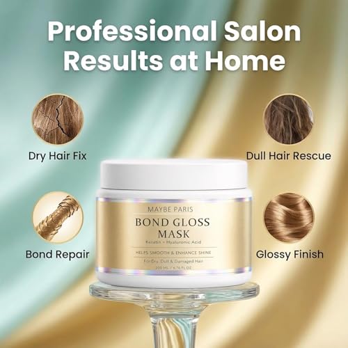 Bond Gloss Hair Mask with Keratin & Hyaluronic Acid