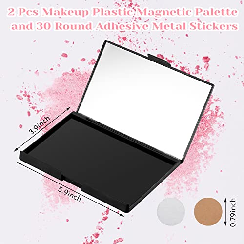 Magnetic Eyeshadow Palette with Mirror - 2 Pack