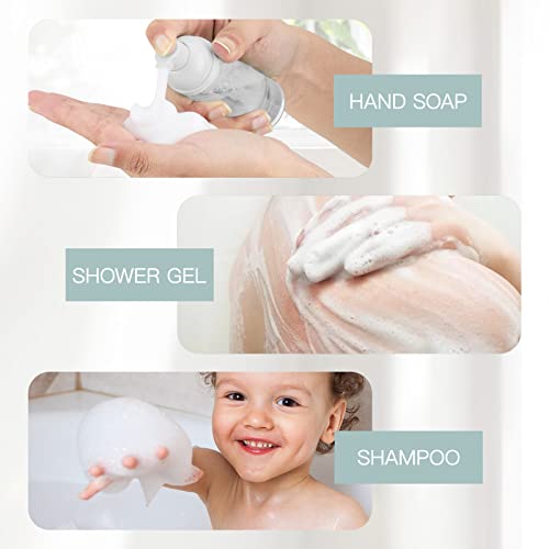 Travel Foam Pump Bottle 2oz 3 Pack - TSA Approved Refillable