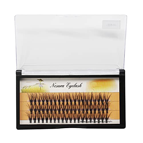 Bodermincer Eyelashes Cluster lashes C curl Thickness 0.07mm 20 Roots 60pcs Individual Fake False Eyelashes Cluster Black Eye Lashes Lashes Eyelash Extensions (15mm)