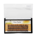 Bodermincer Eyelashes Cluster lashes C curl Thickness 0.07mm 20 Roots 60pcs Individual Fake False Eyelashes Cluster Black Eye Lashes Lashes Eyelash Extensions (15mm)