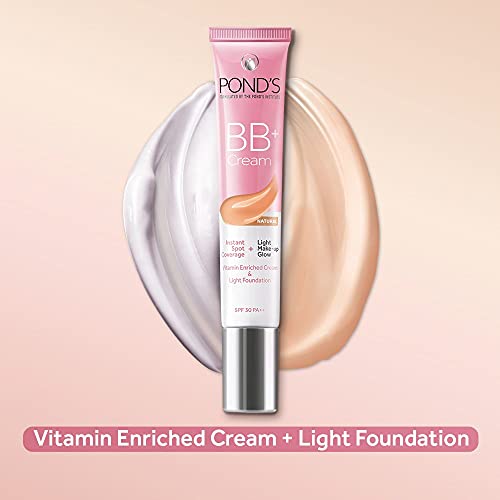 POND¡¯S BB+ Cream Natural Shade, Light Coverage with SPF 30 PA++, 18?g (0.63?oz)