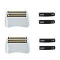 Pro Shaver Replacement Foil and Cutters compatible with andis 17150(TS-1)/17155/17200 shaver ProFoil Lithium replacement" Silver 2 Pack