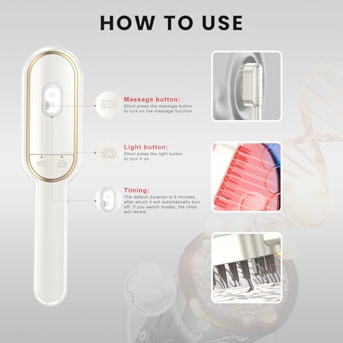 Laser Therapy Hair Growth Comb - FDA Cleared LLLT Device