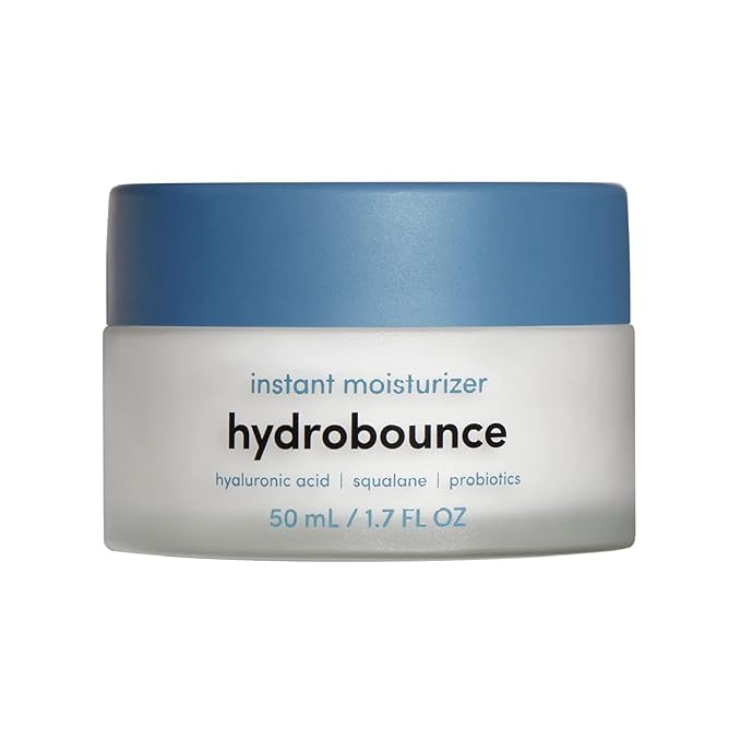 hers Hydrobounce Instant Moisturizer - Squalane Moisturizer Made for All Skin Types - Moisturizes, Smoothes Fine Lines - Contains Hyaluronic Acid, Squalane, and Probiotics - 2 Pack