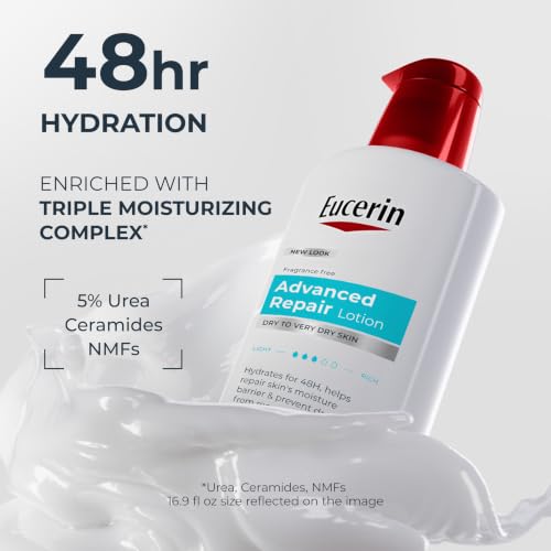 Eucerin Advanced Repair Lotion, 5% Urea, 16.9 oz