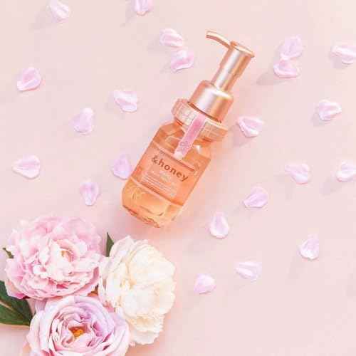 & Honey Melty Moist Hair Oil 3.0 100ml 2Packs with Hair Tie