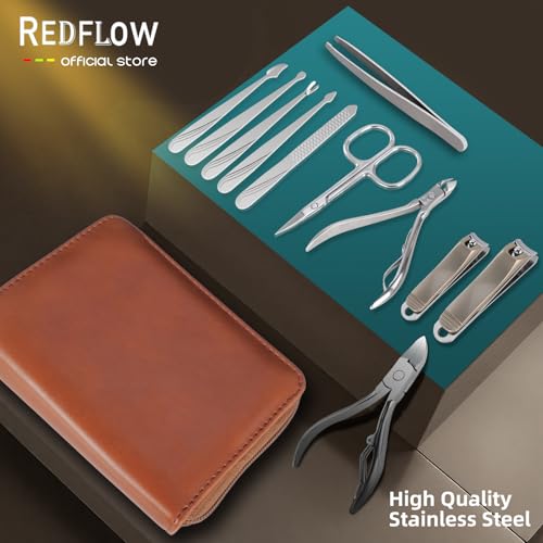 11-Piece Stainless Steel Nail Clipper Set for Men & Women