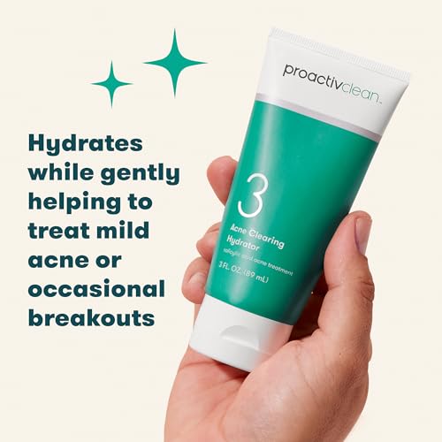 Proactiv Clean Acne Clearing Hydrator- Gentle Daily Face Moisturizer for Women and Men- Salicylic Acid Acne Treatment Cream Facial Lotion with Hyaluronic Acid and Vitamin E- 3oz