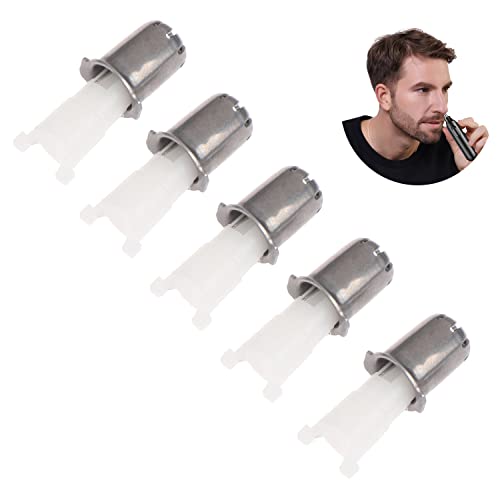 5 Pack Nose Hair Trimmer Replacement Heads for Universal Razors