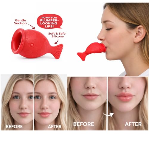 Soft Silicone Lip Plumper - Natural Fuller Lips Pump Tool