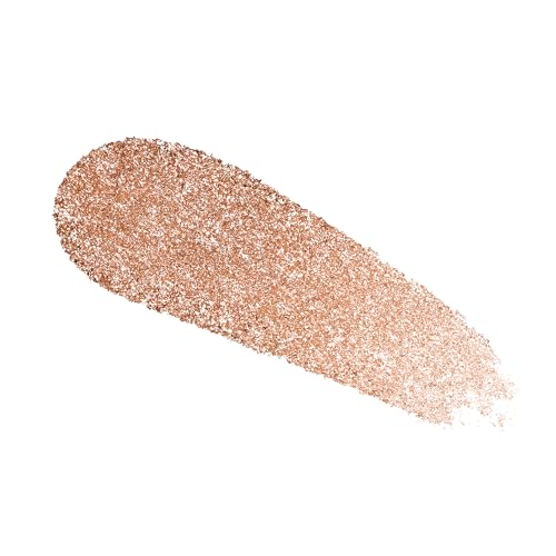 FLOWER BEAUTY By Drew Barrymore Chrome Crush Eyeshadow - Gel Powder + Buildable Formula - Shimmer + Glitter - Eyeshadow Topper (Copper)