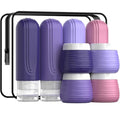 TSA Approved Travel Bottles Set - 8 Pack Silicone Containers