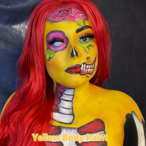 Go Ho Yellow Face Paint Stick - Waterproof Blendable Makeup