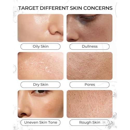 6 Sheet Masks Kojic Acid Turmeric Face Mask Even-Looking Skin Tone, Elasticity, Radiant, Hydrating Face Masks for Dull Skin Facial Mask Controlling Oil and Refining Pores Facemask Skincare