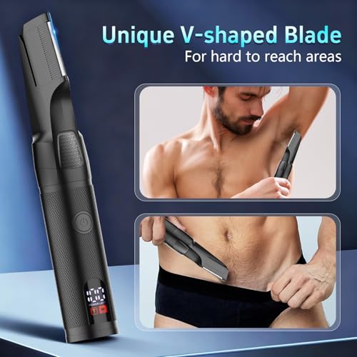 Bomic Men's Waterproof Body & Beard Grooming Kit - Black