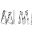 Nail Clippers for Seniors, Wide Jaw Fingernail Clippers and Angled Head Toenail Clippers for Thick Nail, Professional German Nail Clippers for Men, Women&Pregnant