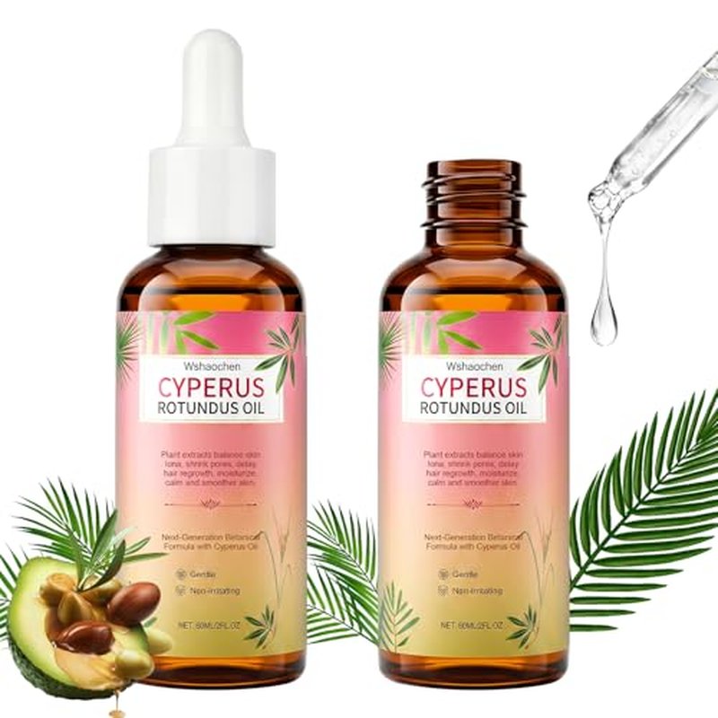 Cyperus Seed Oil - Natural Hair Growth Inhibitor - 2 Bottles