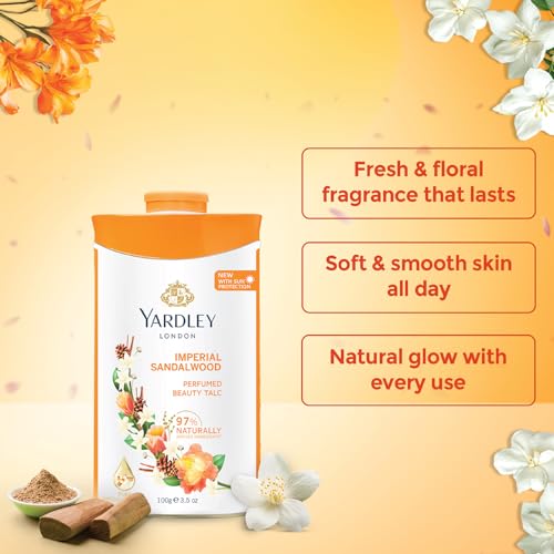 Yardley Sandalwood Perfumed Talc, 250 g
