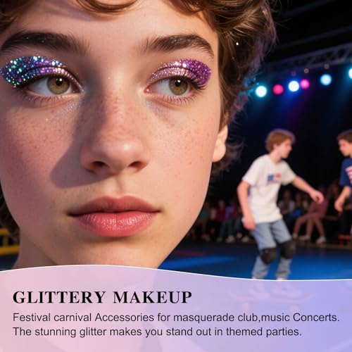 5-Color Liquid Glitter Eyeshadow Set - Long-Lasting Waterproof