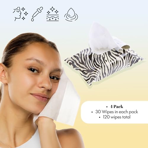 Expressives 120-Pack Makeup Remover Wipes Set - Hydrating & Gentle Facial Cleansing