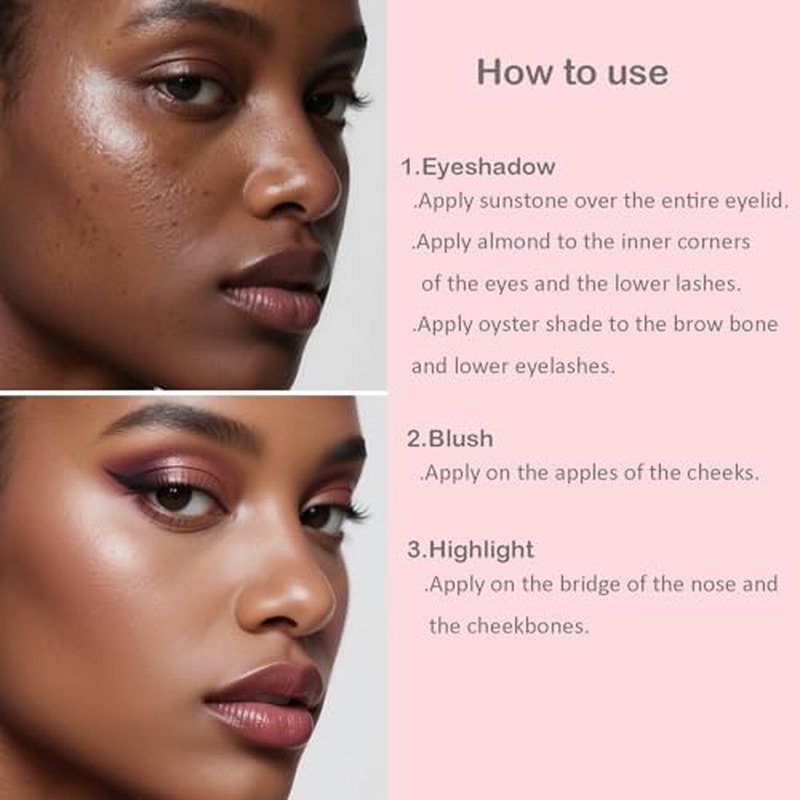 7-Color Baked Face & Eye Palette – All-in-1 Makeup Compact