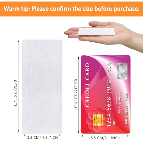 Blulu 400 Wax Strips Non Woven for All Skin Types Facial and Body Hair Removal Wax Paper Strips Epilating for Leg, Chest, Back, Intimate Area And Face 10 x 3.8 cm(White)