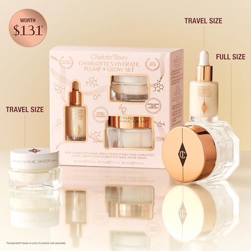 Charlotte Tilbury Hydrate, Plump & Glow Travel Skincare Set