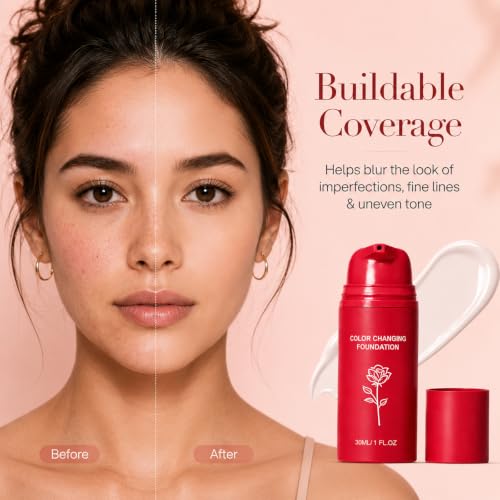 Korean Color Changing Foundation - Self-Adjusting Liquid Makeup