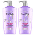 L'Oreal Paris Elvive Hyaluron Plump Shampoo & Conditioner Set - 72H Hydration for Dry Hair