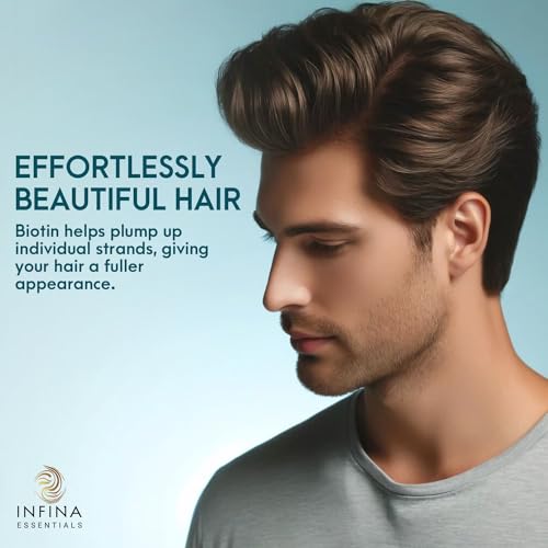 Biotin 2-in-1 Shampoo & Conditioner for Men & Women, 16 fl oz