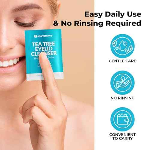 Tea Tree Oil Eyelid Wipes (36 Count), Individually Wrapped Eyelid Cleanser, Eyes Lid Cleaning Wipes for Stye Eye Treatment, Eye Wipe for Dry Eyes, Blepharitis, Mild to Moderate Conditions
