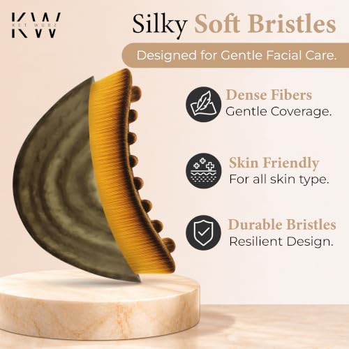 KET WUBZ Lymphatic Face & Neck Contour Brush for Facial Drainage & Slimming