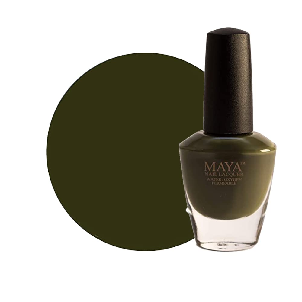 MAYA Halal Breathable Quick Dry Nail Polish, Vegan and Cruelty Free, Oxygen & Water Permeable Nail Art, Non Toxic Gentle On Nails, Made in The USA,